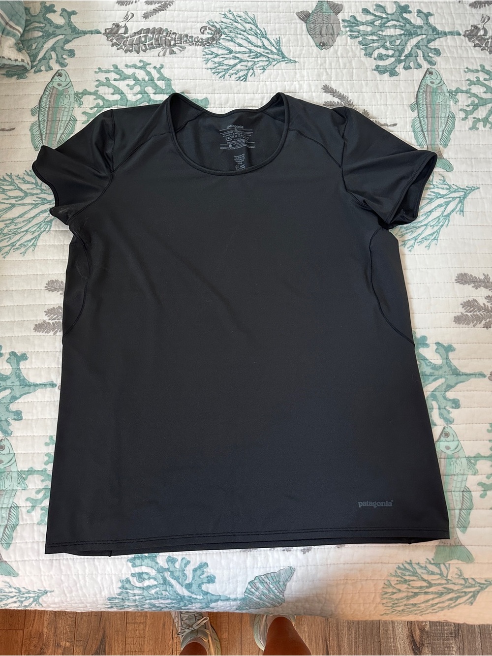 Patagonia Black Short-Sleeve Women's Performance Tee